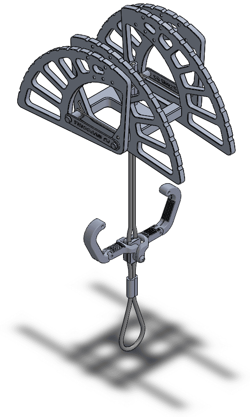 SolidWorks Model of Camming Device Prototype