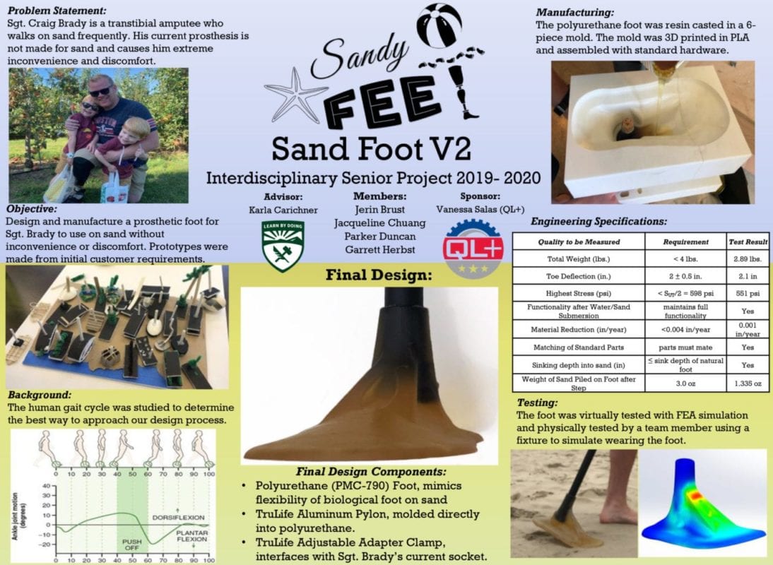 Sandy Feet Project Poster
