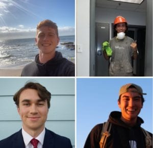Photos of the members of the F11 senior project team